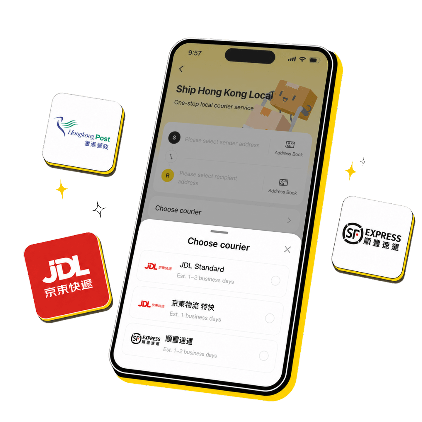 Fuuffy app — Ship Hong Kong Local